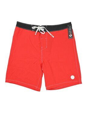 Ethika Board Shorts in Red